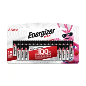MAX AAA Alkaline Batteries - 30 Pack