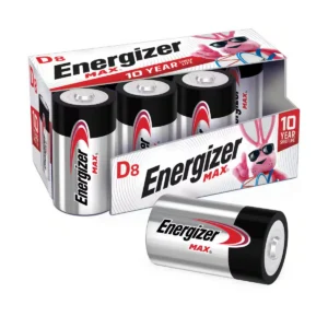 MAX D Alkaline Batteries - 8 Pack