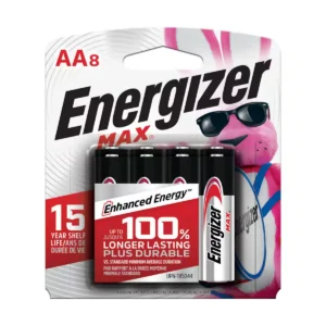 MAX AA Alkaline Batteries - 8 Pack