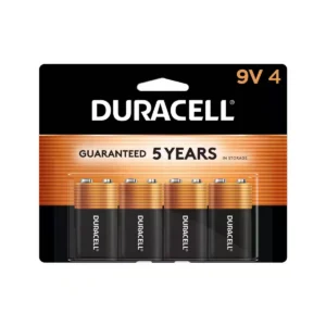 Coppertop 9-Volt Alkaline Batteries - 4 Pack