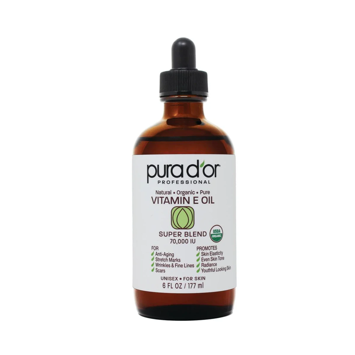 Certified Organic Vitamin E Oil 6 oz