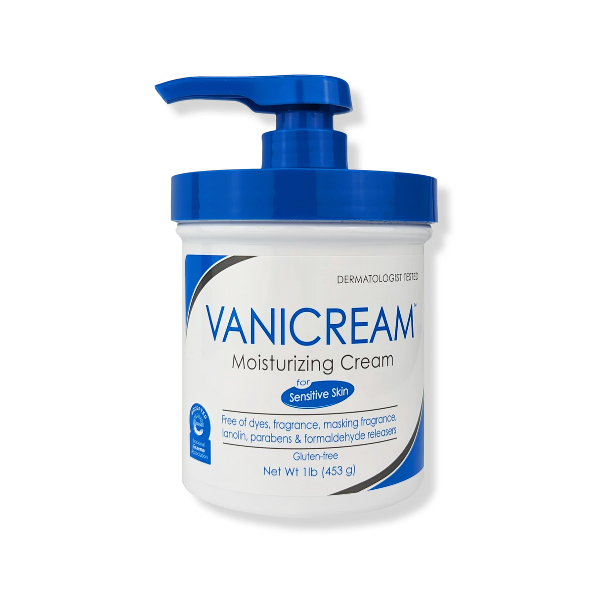 Moisturizing Cream with Pump for Sensitive Skin