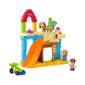 Disney Fisher-Price Little People Disney & Pixar Toy Story Andy’s Room Toddler Playset, Woody & RC Vehicle