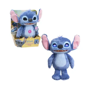 Disney Stitch Many Moods Interactive Plush Toy, 50+ Sounds & Phrases, Ages 3+