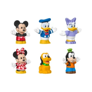 Mickey Mouse Fisher-Price Little People Disney Mickey & Friends 6-Piece Figure Set for Toddlers & Kids