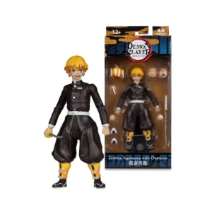 Demon Slayer Zenitsu Agatsuma with Chuntaro 7" Action Figure - McFarlane Toys