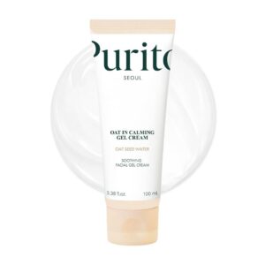 PURITO Oat Calming Gel Cream for Sensitive Skin, 3.38 fl.oz