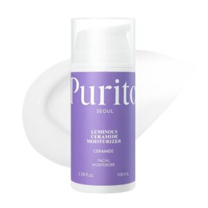 PURITO Ceramide Moisturizer for Sensitive Skin, 3.38 fl.oz