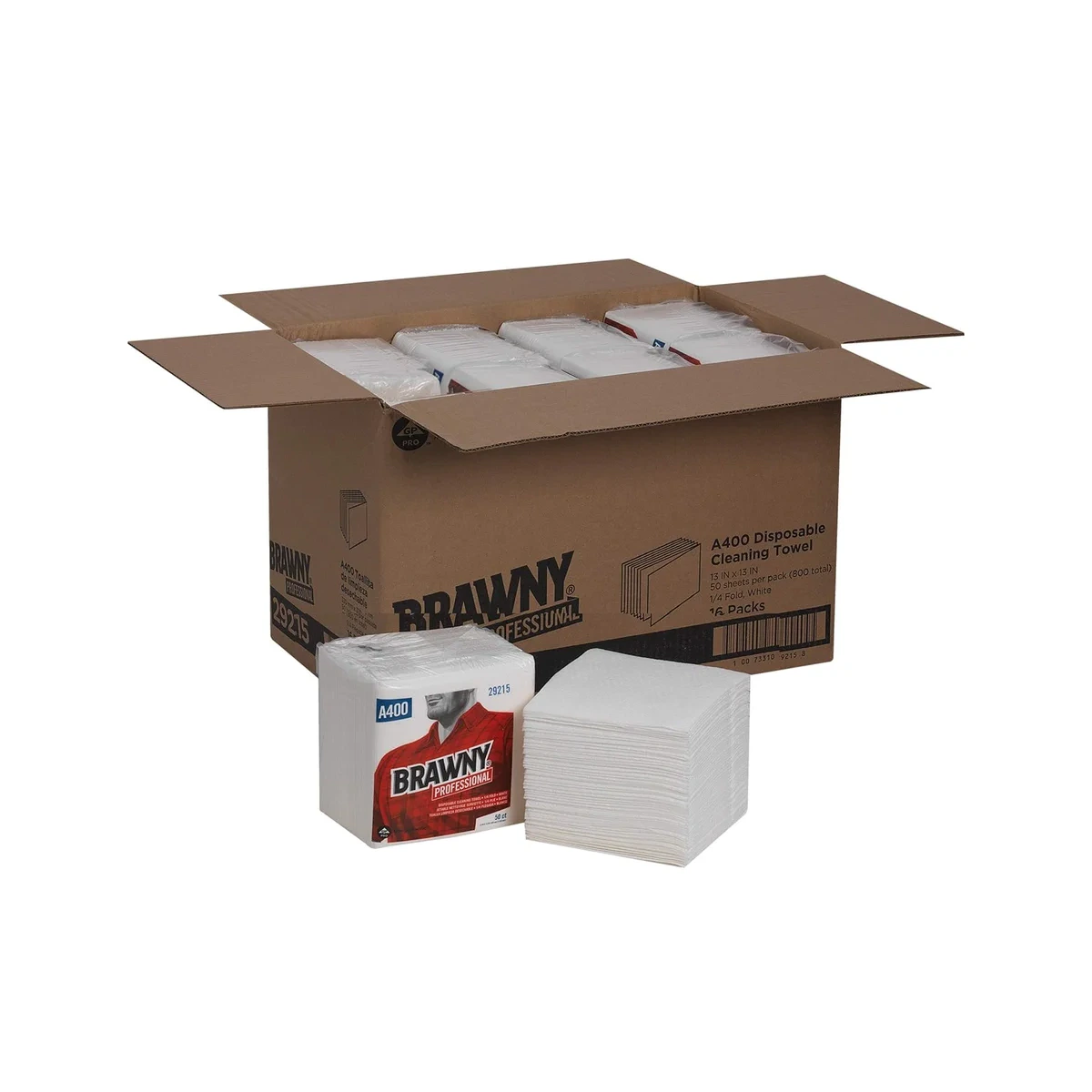 Professional A400 Quarter-Fold Cleaning Towels - 800 Count