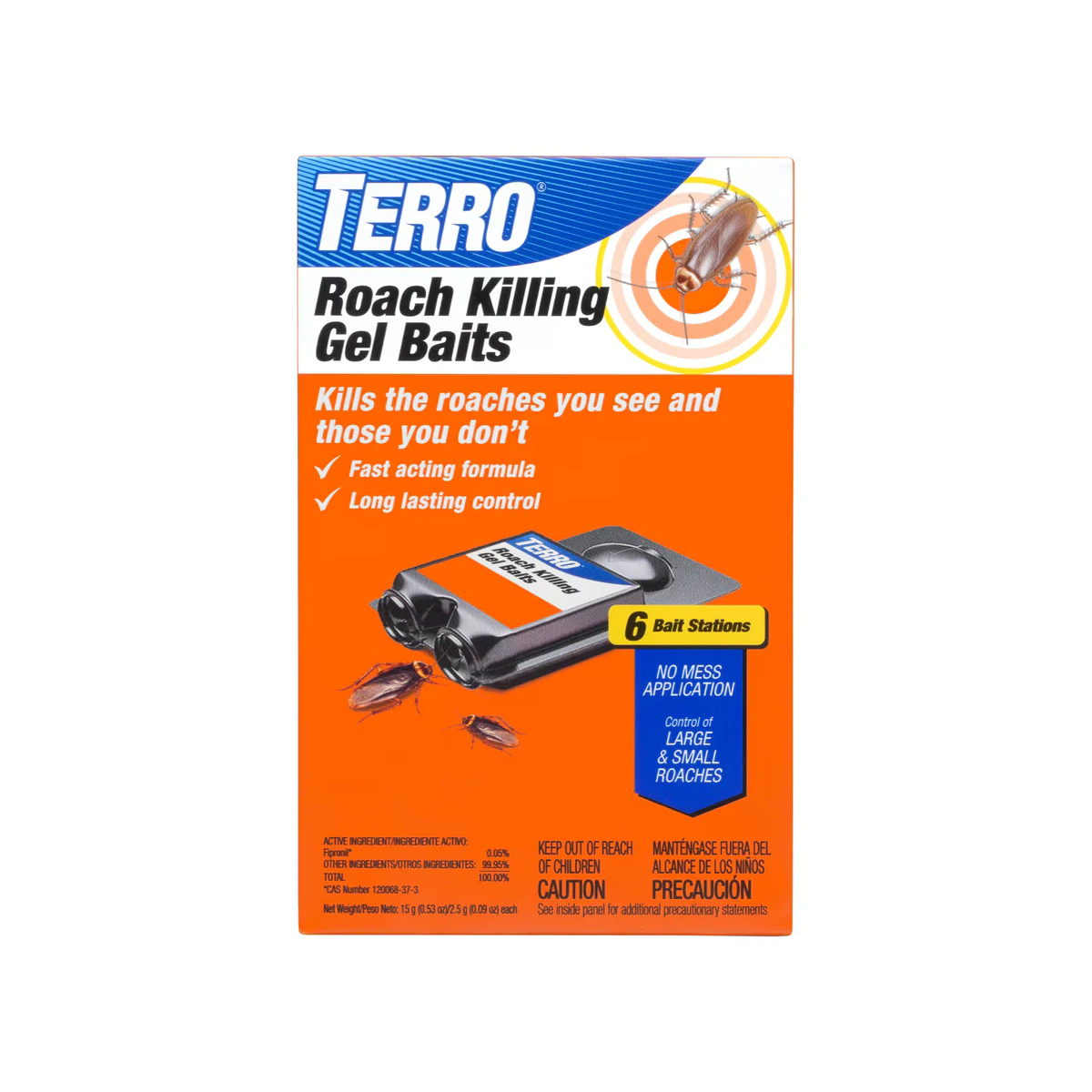 Roach Killing Gel Baits - 6 Count