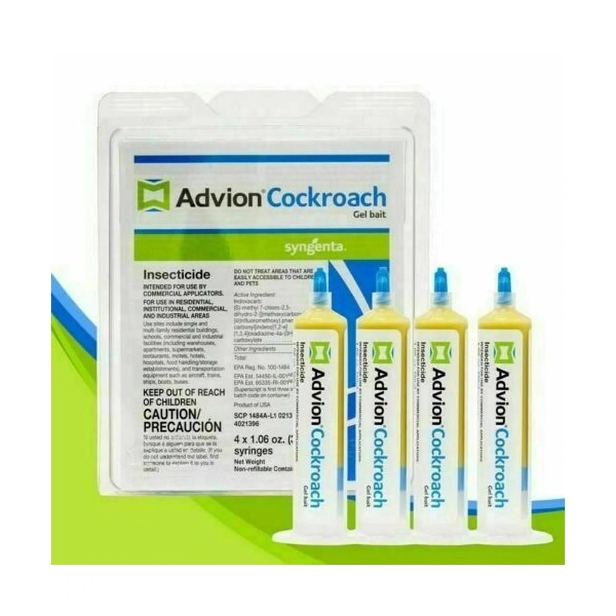 Advion Cockroach Gel Bait - 4 Tubes