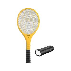 2-in-1 Electric Fly Swatter and Detachable Flashlight