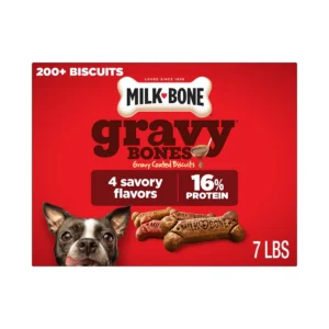 GravyBones Gravy Coated Biscuit Small Dog Treats, 7-lb Box