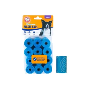 Disposable Waste Bag Refills, Blue, 180 Count