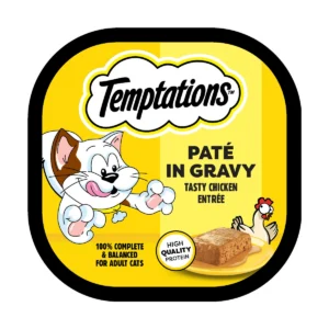 Tasty Chicken Pate in Gravy Wet Cat Food, 3.5-oz Trays, Case of 24
