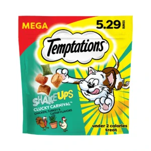 ShakeUps Clucky Carnival Soft & Crunchy Cat Treats, 5.29-oz Bag