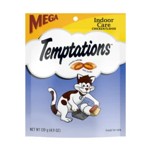 Indoor Care Chicken Soft & Crunchy Cat Treats, 4.9-oz Bag