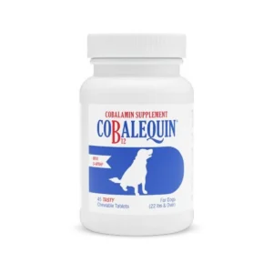 Cobalequin Chewable B12 Supplement for Medium to Large Dogs, 45 Count