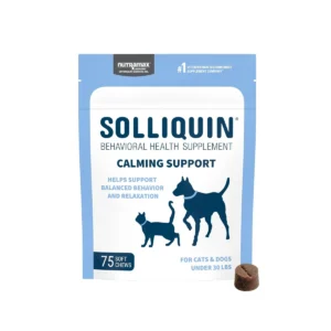 Solliquin Calming Soft Chews for Small and Medium Dogs & Cats, 75 Count