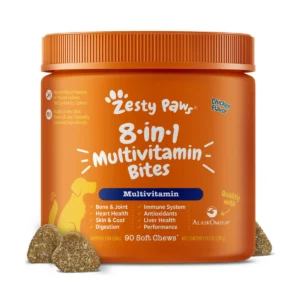 8-in-1 Bites Chicken Flavored Multivitamin Soft Chews for Dogs, 90 Count