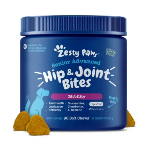 Advanced Mobility Bites Chicken Flavored Hip & Joint Soft Chews for Senior Dogs, 90 Count