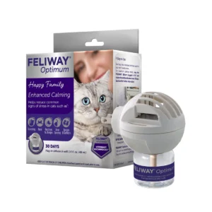 Optimum Enhanced Calming Pheromone 30 Day Diffuser Starter Kit for Cats