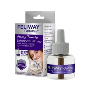 Optimum Enhanced Calming Pheromone 30 Day Diffuser Refill for Cats, 1 Count