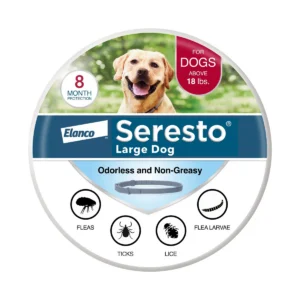 Flea & Tick Collar for Dogs over 18 lbs, 1 Collar, 8-Month Supply