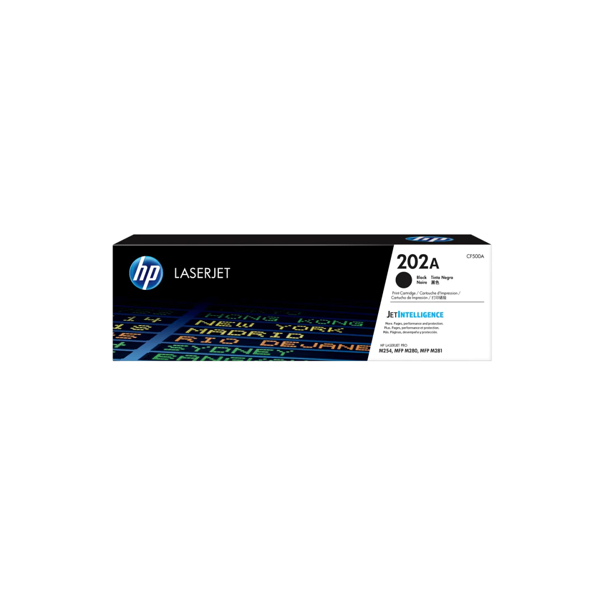 202A Black Original LaserJet Toner Cartridge, CF500A