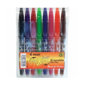 FriXion Ball Erasable Gel Ink Stick Pens, Fine Point, Assorted Colors, 8 Count