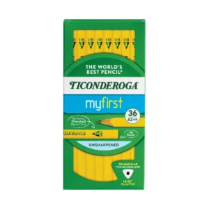 My First Tri-Write Primary Pencils, #2 HB, No Eraser, 36 Count