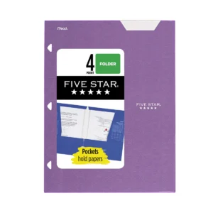 4-Pocket Paper Folder, Amethyst Purple
