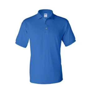 DryBlend Jersey Short Sleeve Polo Shirt, Royal