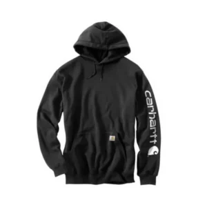 Midweight Signature Sleeve Logo Hooded Sweatshirt