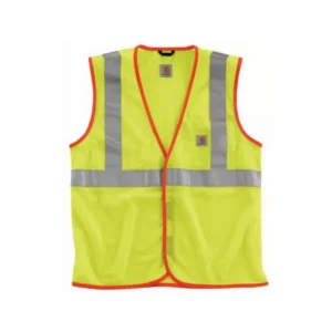 Class 2 High Visibility Mesh Safety Vest, Yellow