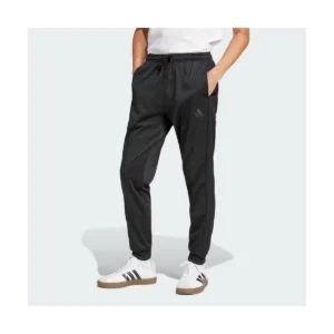 3-Stripes Tricot Regular Tapered Track Pants, Black