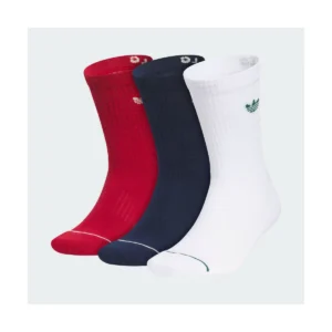 Originals Trefoil 3.0 Crew Socks, 3 Pack