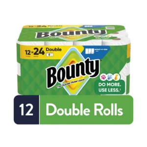 White Select-A-Size Paper Towel Roll - 12 Double Rolls