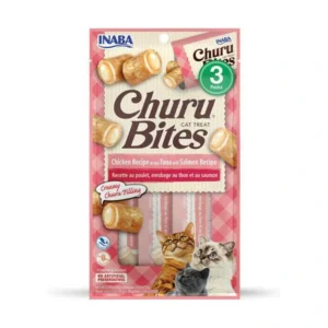 Churu Bites Chicken Wraps Tuna with Salmon Cat Treats 3 Count