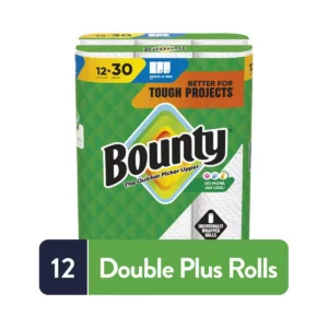 White Select-A-Size Paper Towel Roll - 12 Double Plus Rolls