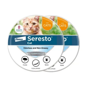Flea & Tick Collar for Cats - 2 Collars, 16 Month Supply
