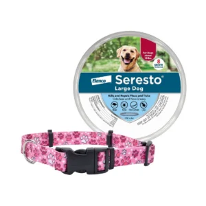 Large Dog Flea & Tick Collar with SecureAway MultiPaw Protector Bundle