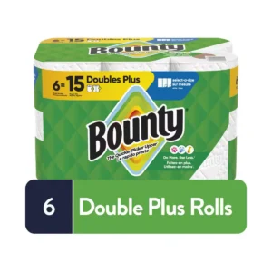 White Select-A-Size Paper Towel Roll - 6 Double Plus Rolls