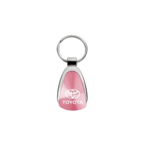 Pink Teardrop Keychain