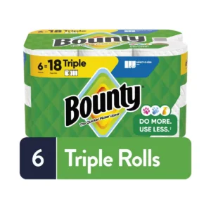 White Select-A-Size Paper Towel Roll - 6 Triple Rolls
