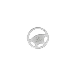 Chrome Steering Wheel Quick-Pull Keychain