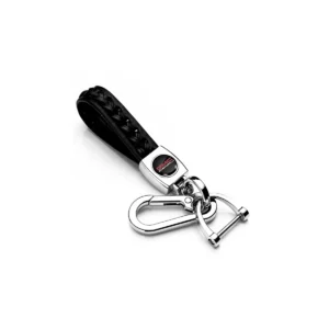 Denali Braided Rope Leather Keychain