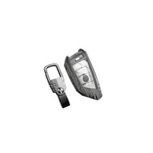 Zinc Alloy Key Fob Cover with Keychain