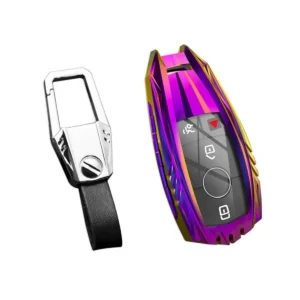 Zinc Alloy Key Fob Cover with Keychain