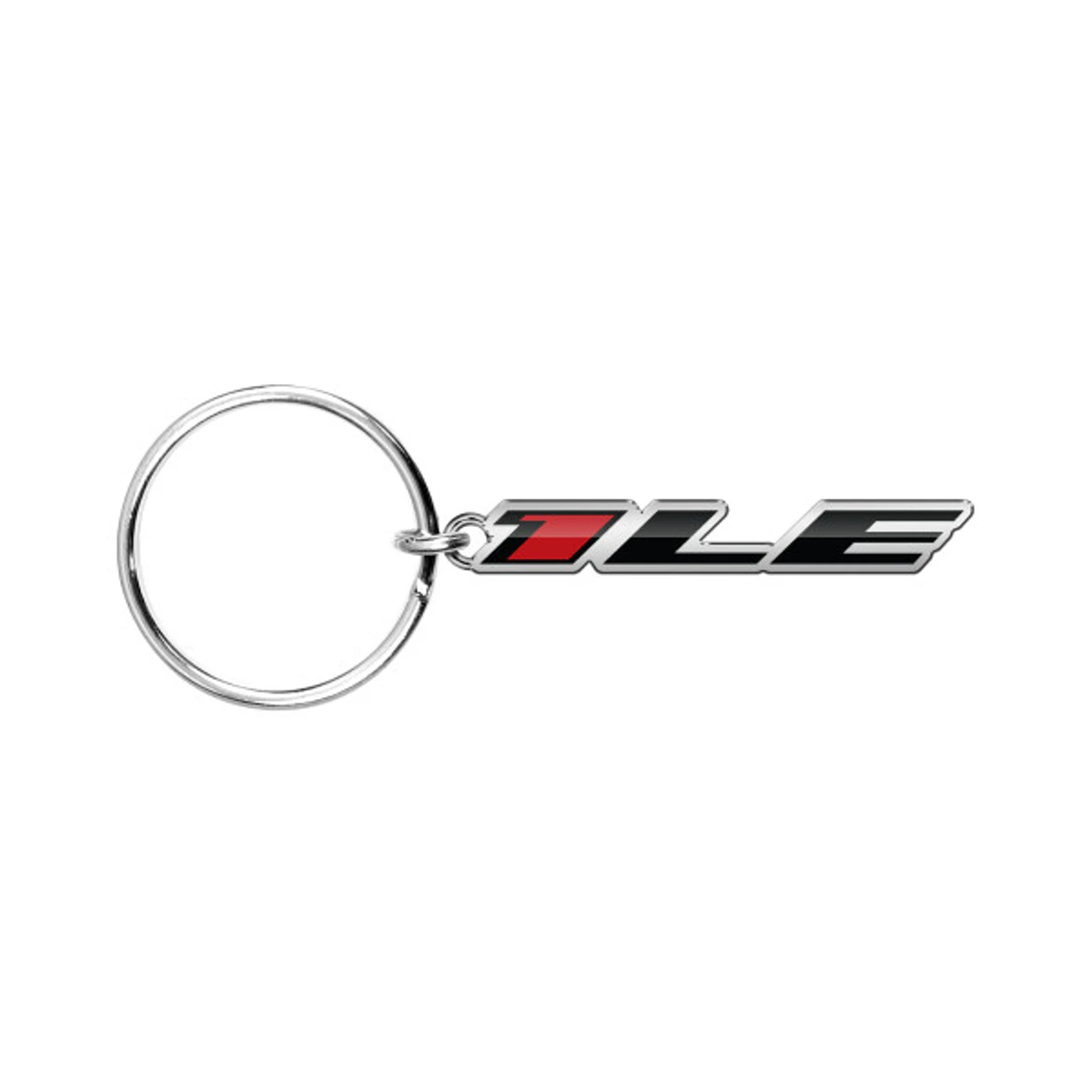 Camaro 1LE Logo Shape 3D Die-Cut Metal Keychain Charm